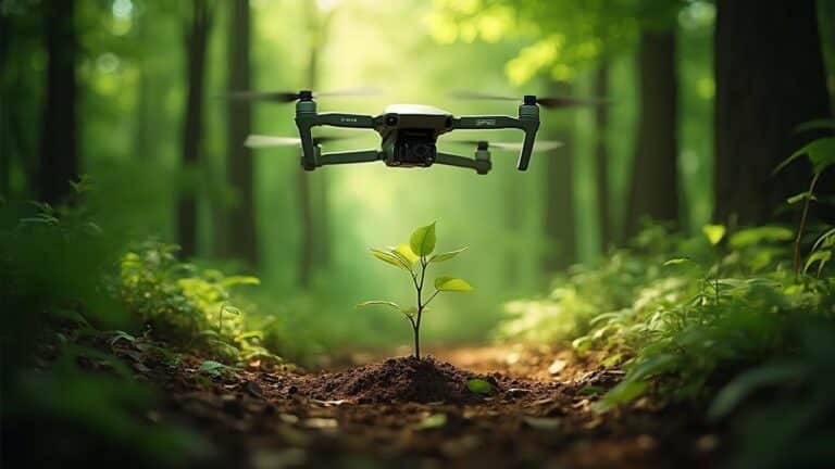 Les drones au service de la reforestation : un nouveau moyen efficace pour planter des arbres